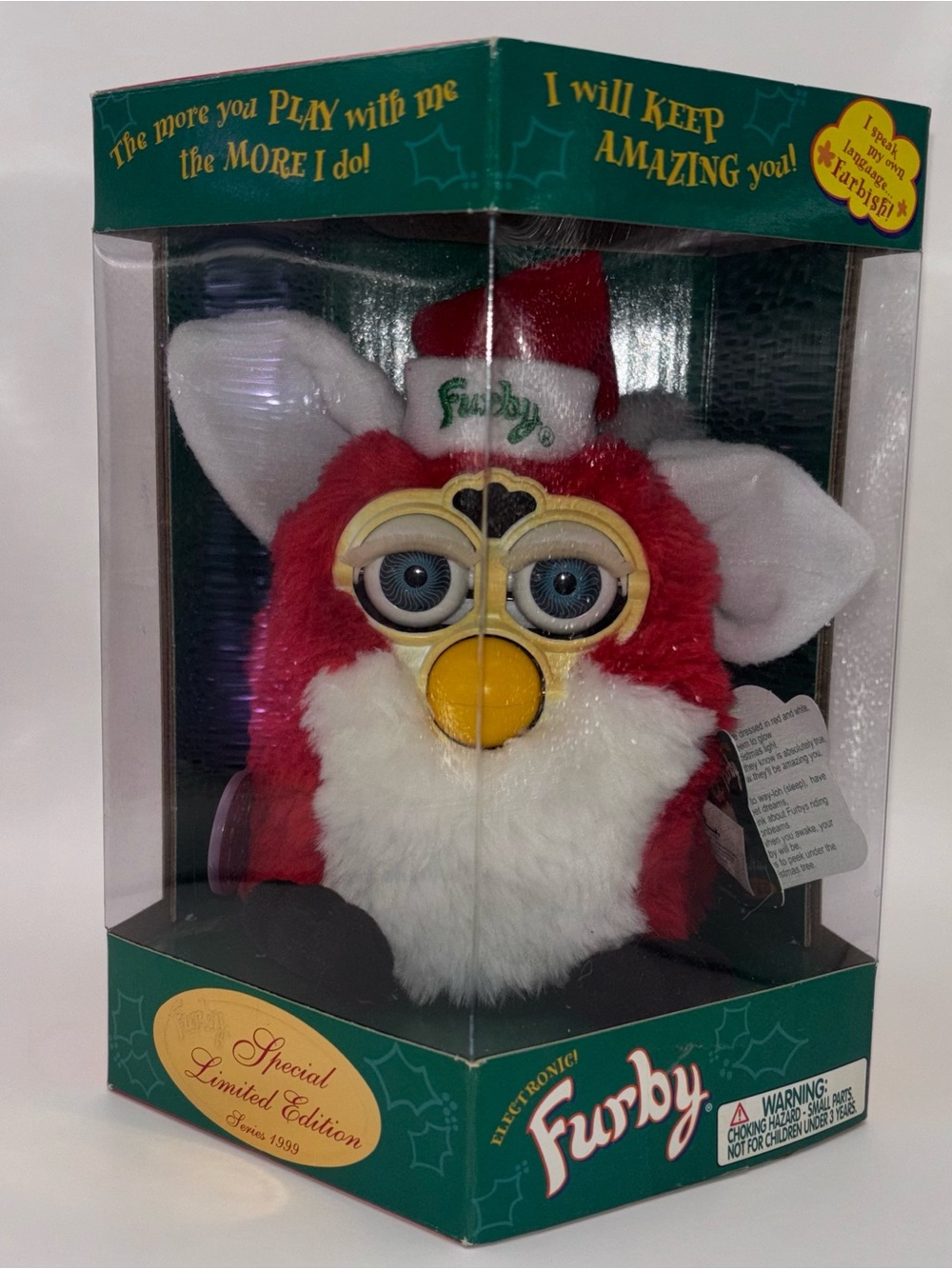 1999 Santa Furby Special Limited Edition #293202 - WORKING!
